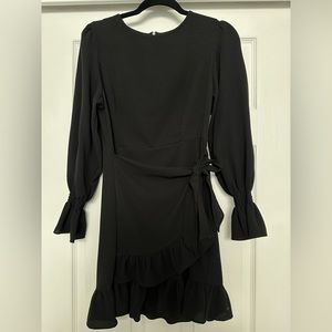 Black dress, worn multiple times